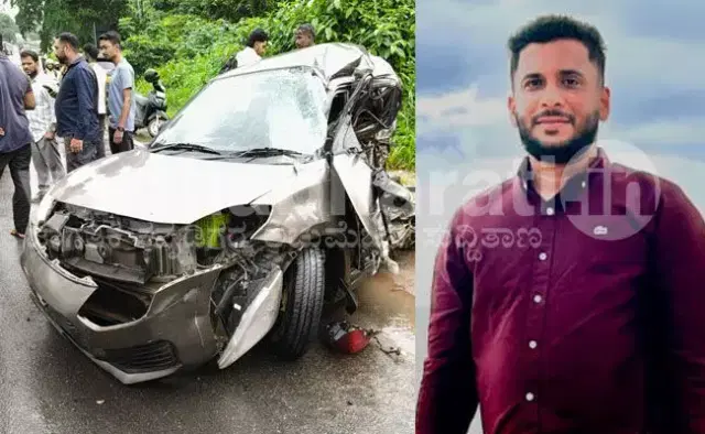  Car Crashes Into Divider : Youth Dies on the Spot