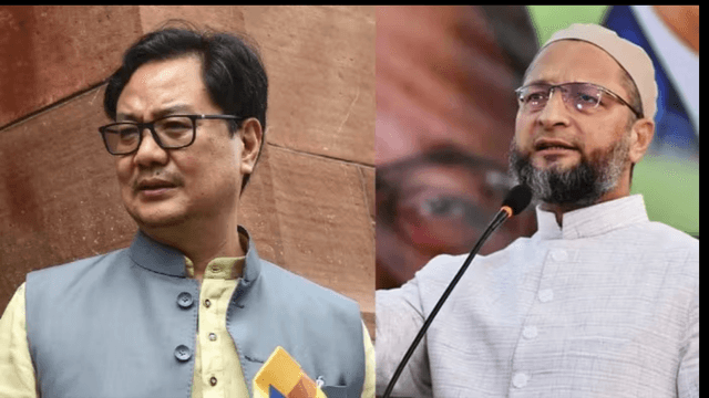 “India Gives More Benefits to Minorities Than Majority”: Kiren Rijiju Sparks Online Clash with Owaisi