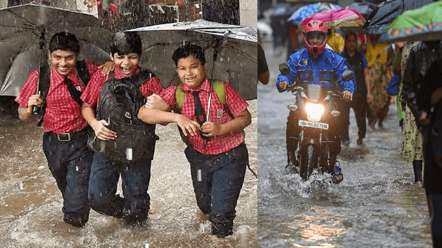 ಮುಂಬೈನಲ್ಲಿ ವರುಣನ ಆರ್ಭಟ: ಶಾಲಾ- ಕಾಲೇಜು ರಜೆ & ರೆಡ್‌ ಅಲರ್ಟ್‌ ಘೋಷಣೆ..!