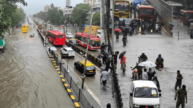 Mumbai Grapples with Monsoon Chaos as IMD Issues Orange Alert for Heavy Rainfall ..! 