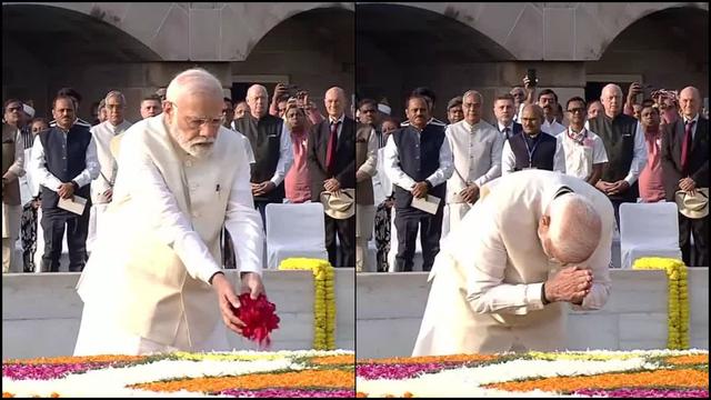 ರಾಜ್‌ಘಾಟ್‌ನಲ್ಲಿ ಗಾಂಧೀಜಿಗೆ ಪುಷ್ಪನಮನ: ಪ್ರಧಾನಿ ಮೋದಿಯಿಂದ 79ನೇ ಸ್ವಾತಂತ್ರ್ಯ ದಿನಾಚರಣೆಗೆ ಚಾಲನೆ..!
