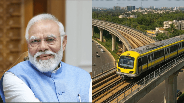 Bengaluru Metro Yellow Line Inaugurated by Prime Minister Narendra Modi