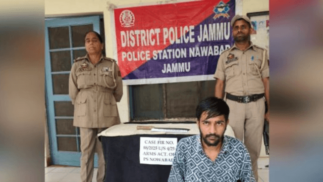 Man Armed with Sharp Weapon Nabbed During Security Operation in Jammu