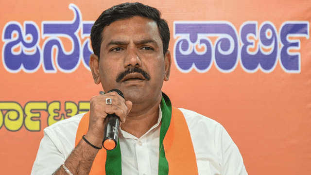 BJP State President Vijayendra Returns from Delhi, Slams Congress Over Internal Rift