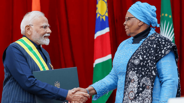 Namibia Confers Highest Civilian Honour on PM Modi: A Symbol of India-Namibia Friendship